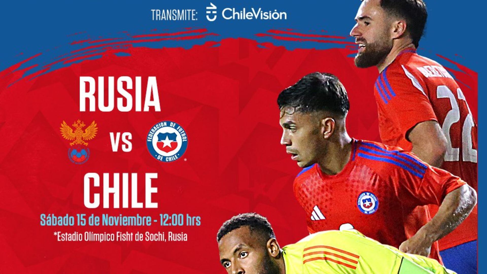 Dónde ver Chile vs Rusia por fecha FIFA 2025
