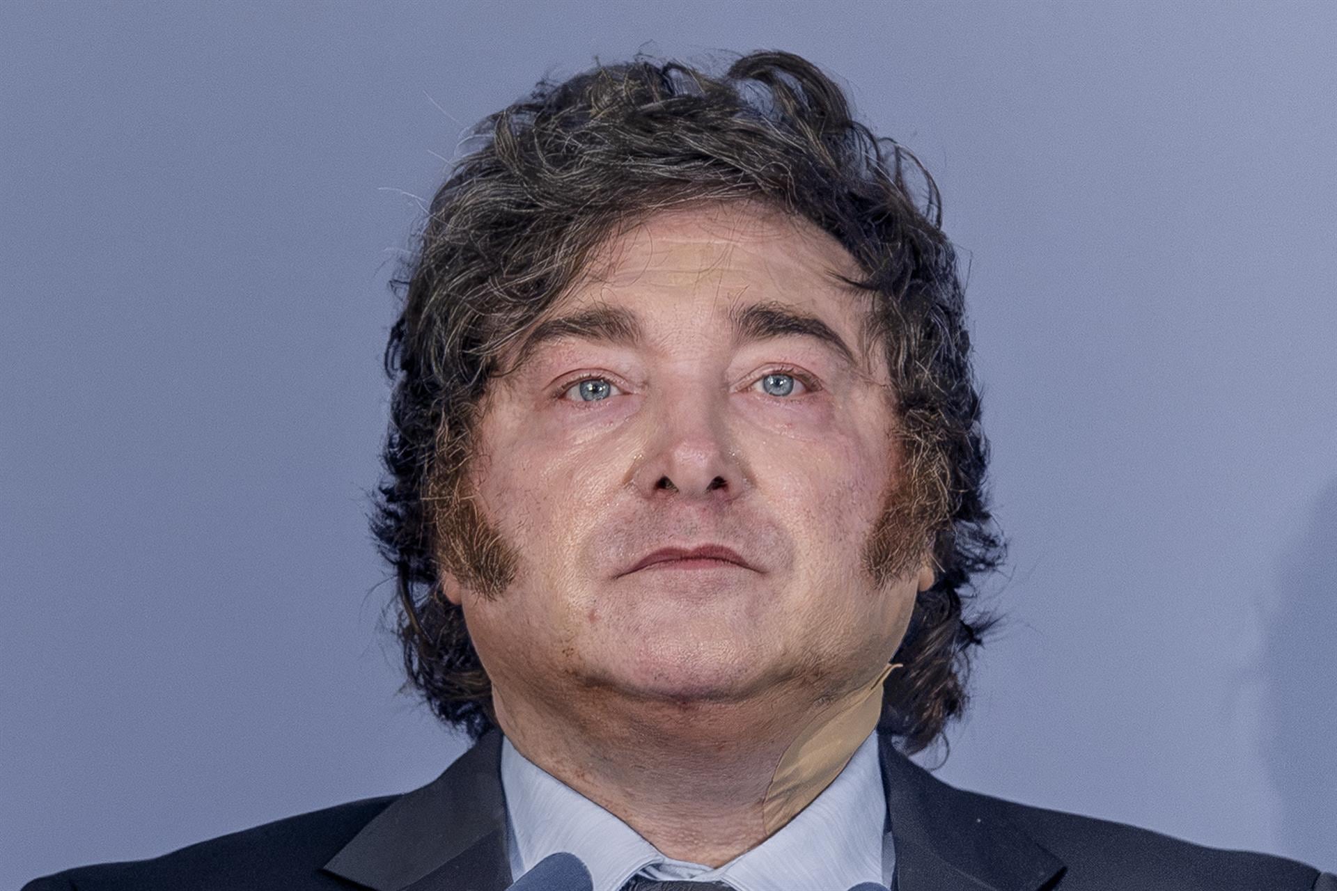 Milei vuelve a llamar "ladrón corrupto" a Sánchez y le acusa de querer amañar elecciones con la ley de nietos