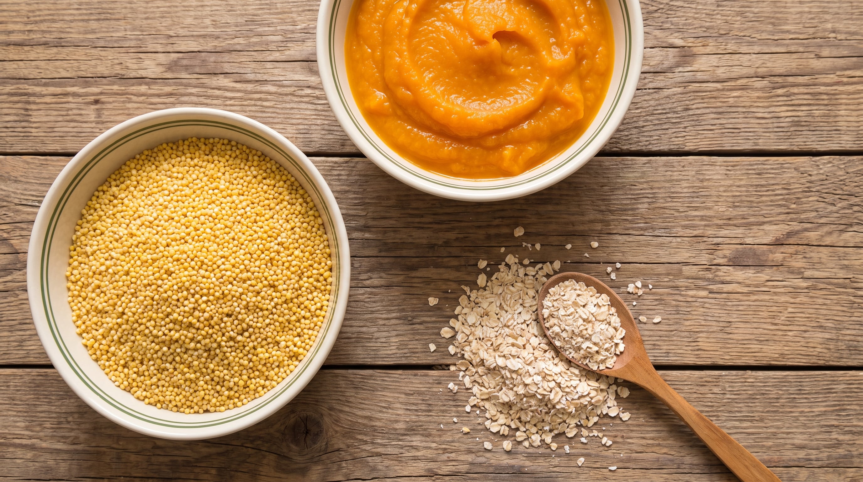 La lista de ingredientes presenta mijo, calabaza cocida y hecha puré y avena fina o pan rallado, entre otros (Imagen Ilustrativa Infobae)