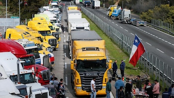 Los camioneros están de paro