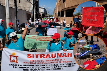 Trabajadores rechazan presencia de políticos en marchas del 1 de mayo y exigen que la jornada se mantenga como un espacio de lucha obrera. (FOTO: X)