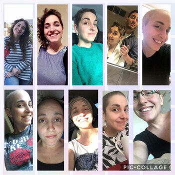 Agustina Clemente antes, durante y