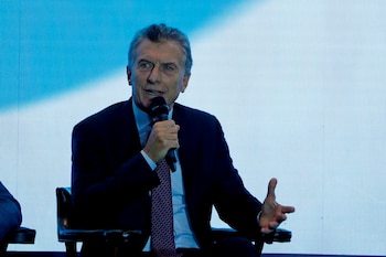En la imagen, Mauricio Macri,