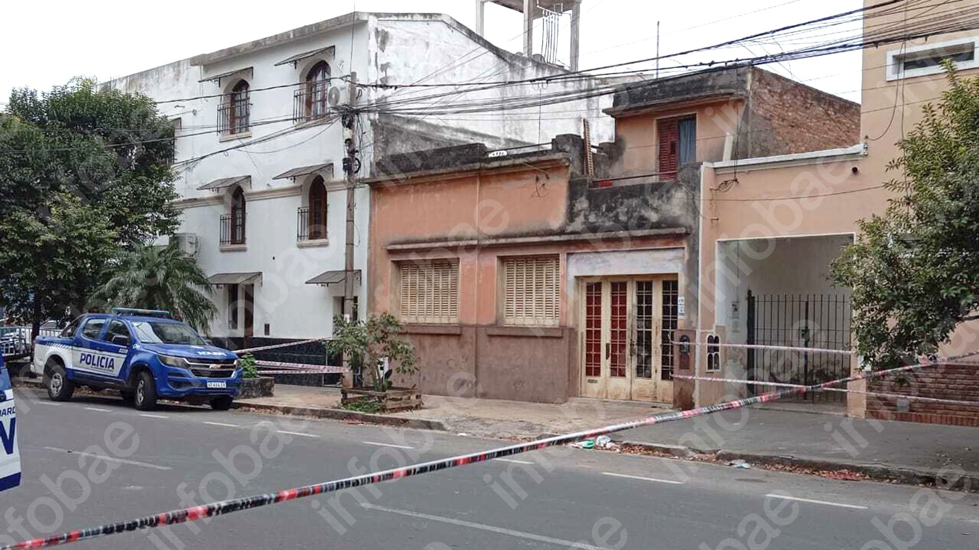 La casa de Claudio Gabriel Barrelier, donde la Justicia sitúa el femicidio