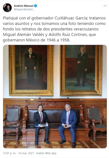 AMLO y Cuitláhuac García
