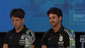 Pablo Aimar y Diego Placente