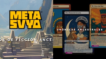 Trujillo: crean juego de cartas inspirado en culturas Chimú y Mochica al estilo Pokémon. (Foto composición: Infobae Perú/Captura web/linktr.ee/metasuyo)