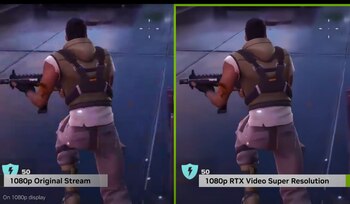 La tecnología RTX VSR hace