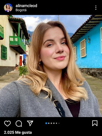 Alina Mcleod en Bogotá. Foto