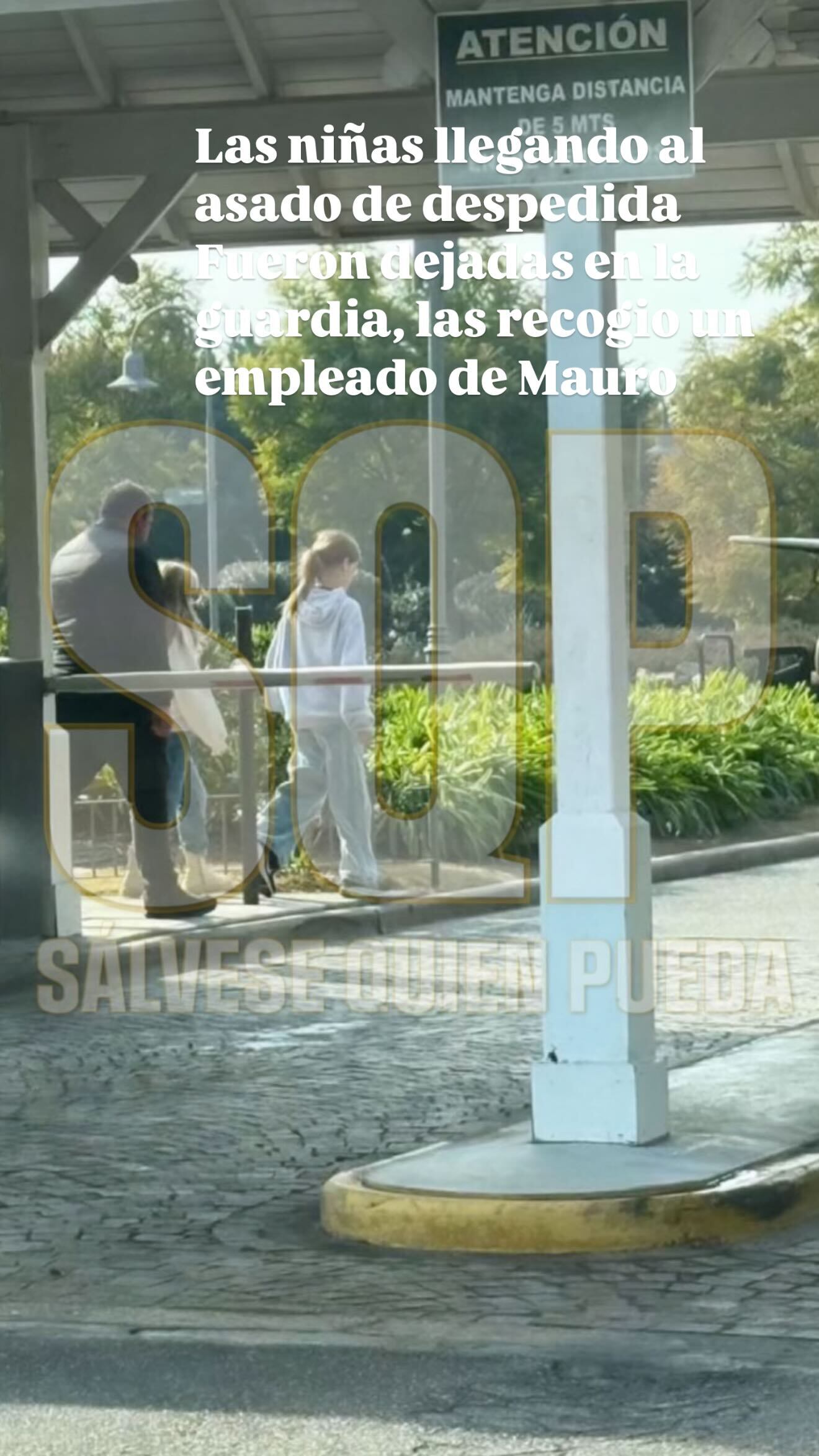 Las hijas de Wanda Nara e Icardi participaron de un asado de despedida autorizado por la Justicia antes del viaje del futbolista a Turquía