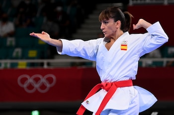 La karateka Sandra Sánchez (REUTERS/Annegret Hilse)