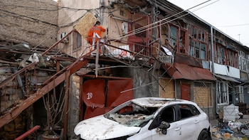 Al menos una quincena de heridos tras un nuevo "ataque masivo" de las fuerzas rusas sobre la ciudad de Odesa