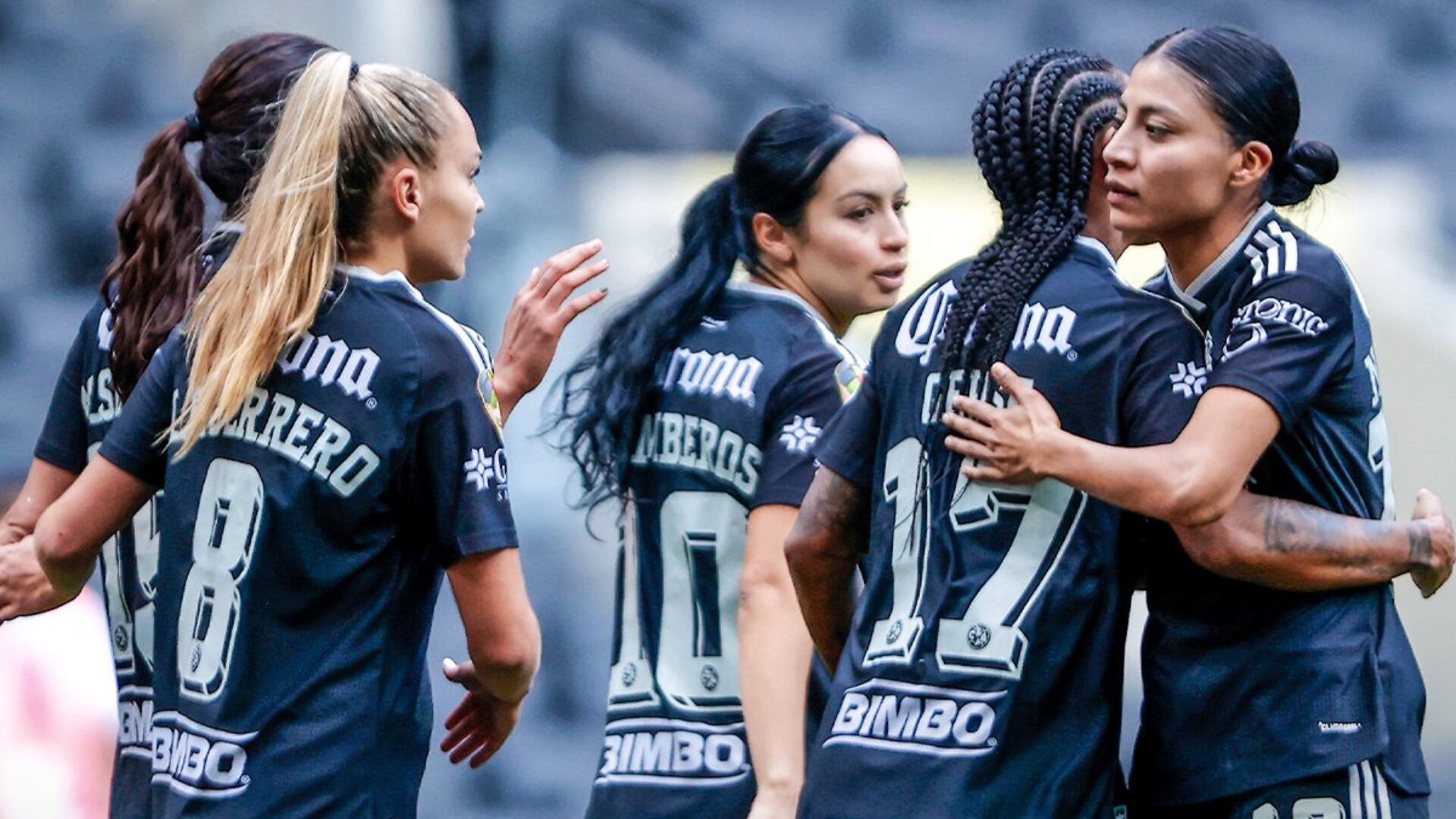 La victoria por diez golez ante La Máquina se suma a los múltiples marcadores de doble dígito en la historia azulcrema. (X/ @AmericaFemenil)