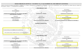 Marcelo Ebrard corrige valor de su casa, pasó de 1.7 mdp a 17 millones. (Declaranet)