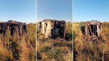 Tragedia en Ruta 36: volcó