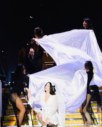 Lana del Rey se encontraba