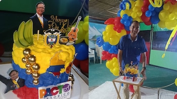 El hombre recibió como sorpresa