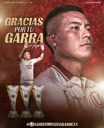 Hugo Ancajima se va de Universitario previo al Torneo Clausura 2026.
