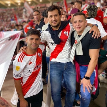 Keko Villalva viendo a River