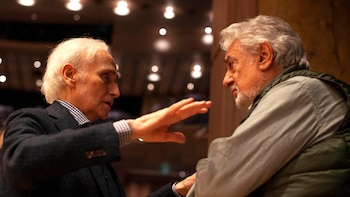 Plácido Domingo y José Carreras se presentaron en Tokio en el 20 aniversario de Tres Tenores