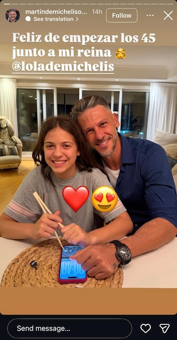 Martín recibió los 45 años