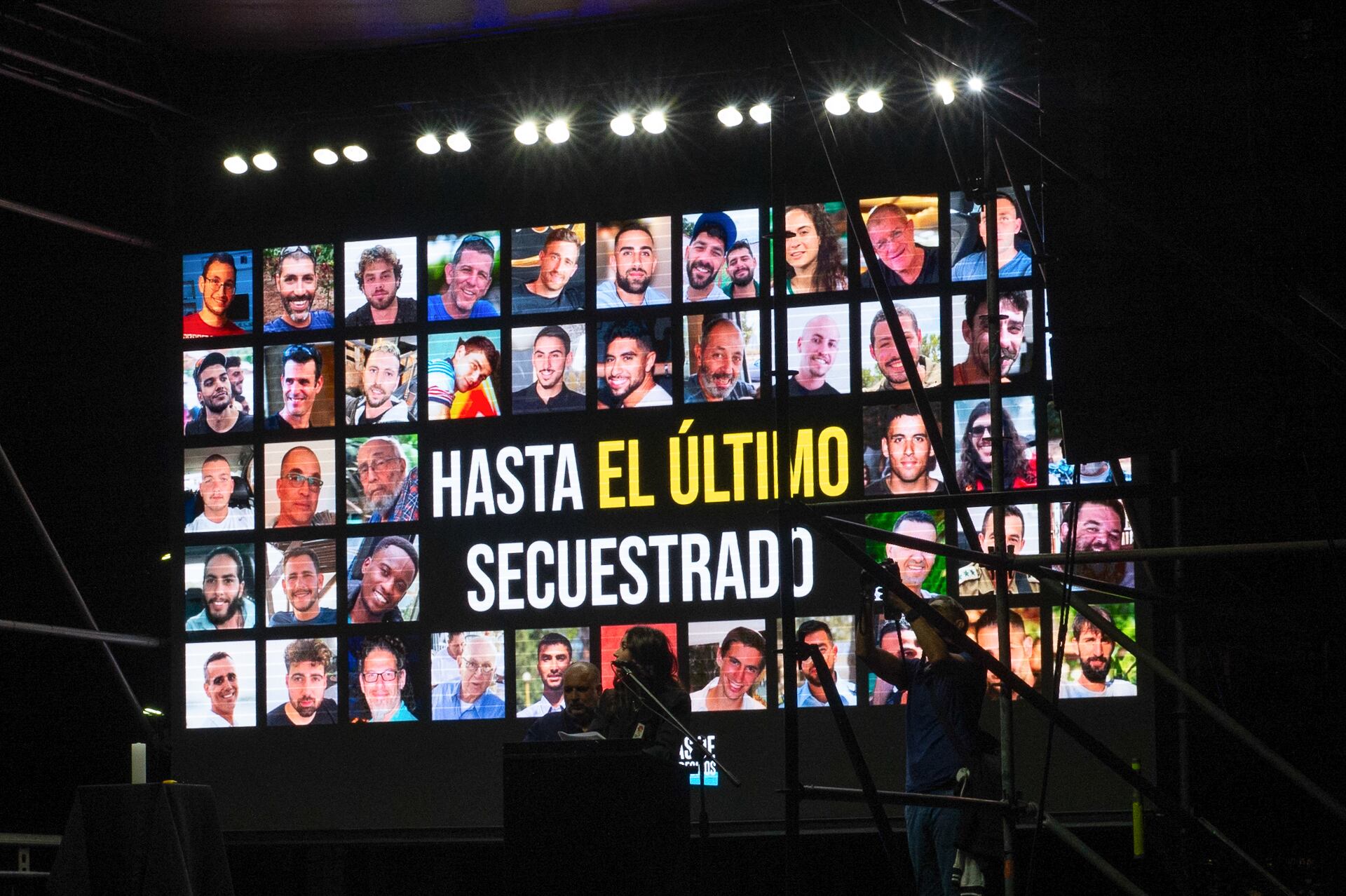 El acto de este martes tuvo lugar en Parque Centenario (Jaime Olivos)