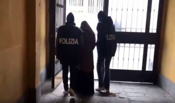 Momento de la detención de