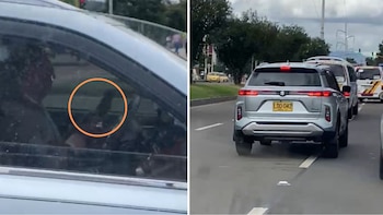 Denuncian a un conductor por amenazar con un arma de fuego a otros ciudadanos en una vía de Bogotá: todo quedó en video