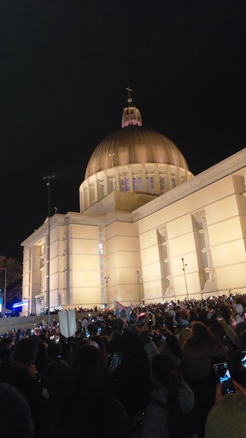 La tradicional procesión y la