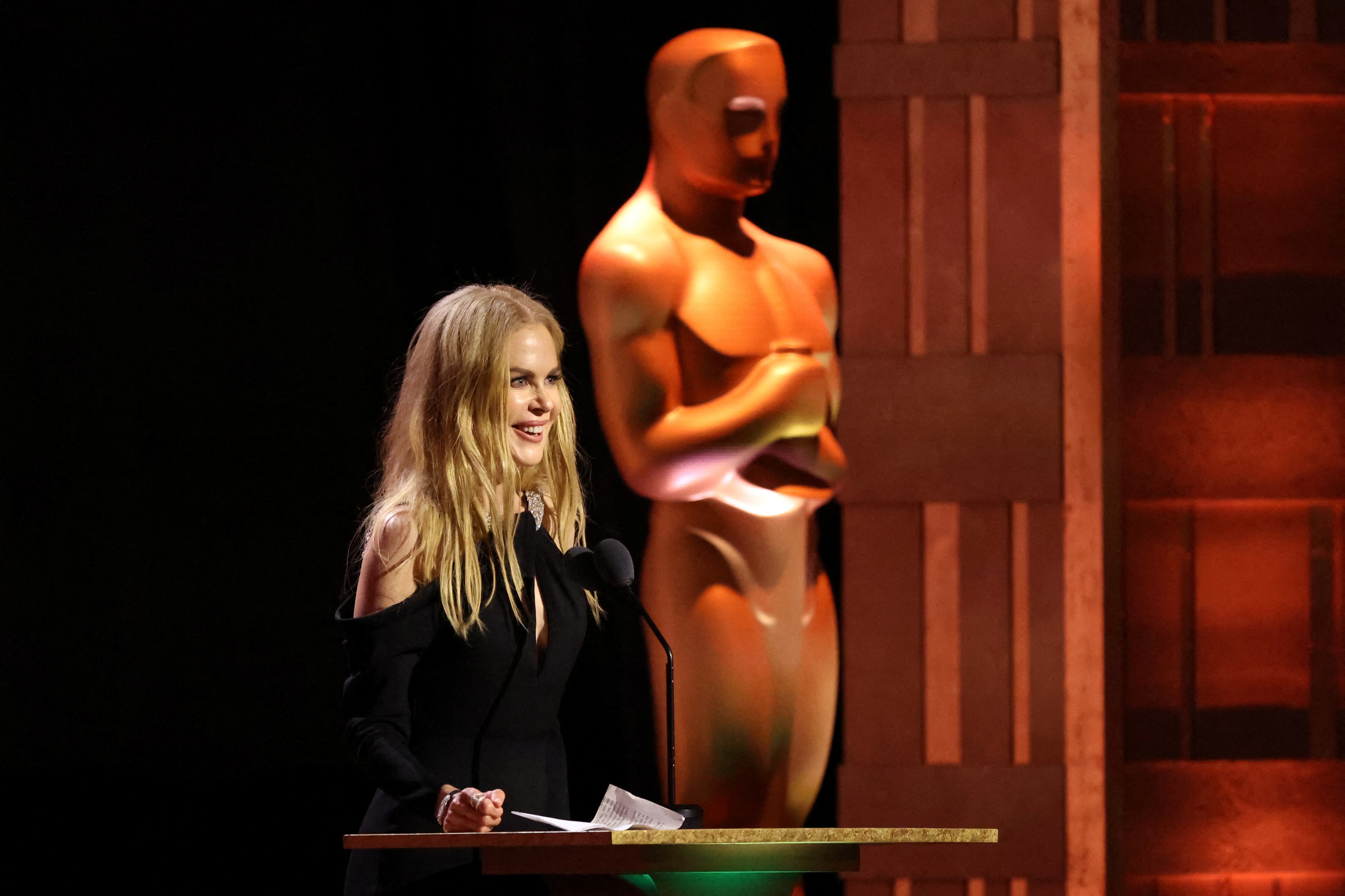 La actriz australiana participa como presentadora en la 98.ª edición de los premios Oscar (REUTERS/Mario Anzuoni)