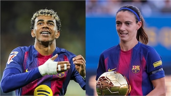 Lamine Yamal y Aitana Bonmatí,