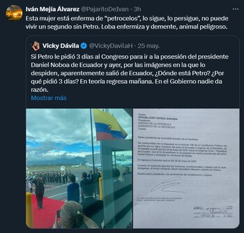 Iván Mejía aseguró que Vicky