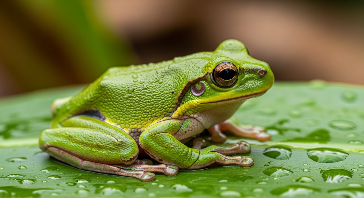 Cómo las ranas respiran y se hidratan a través de la piel