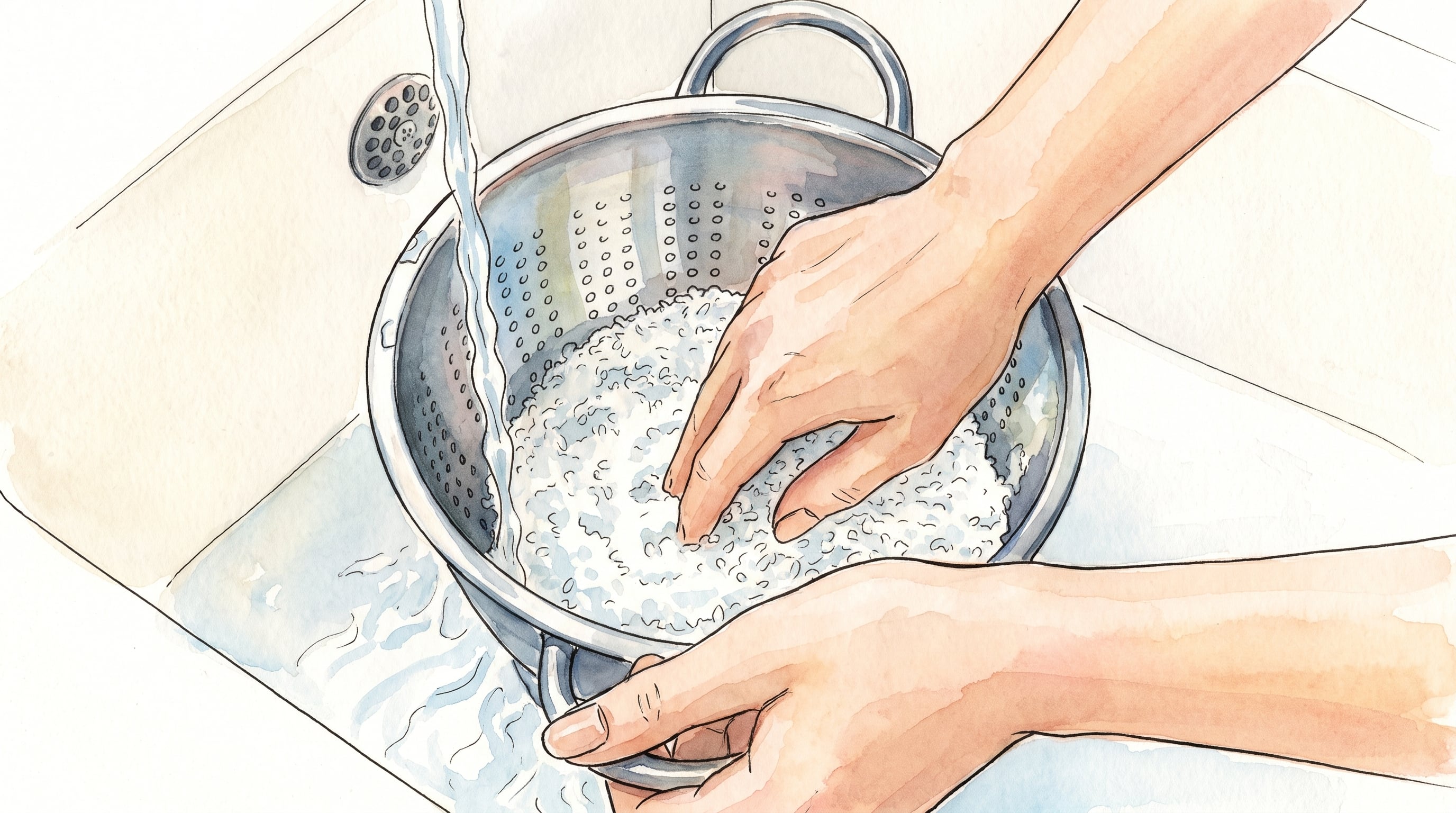 Cuándo hay que enjuagar el arroz antes de cocinarlo y para qué sirve realmente