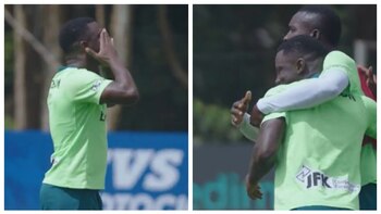 Marino Hinestroza tuvo emotiva reacción