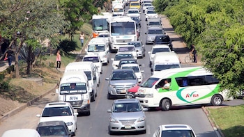 Usuarios del transporte público en