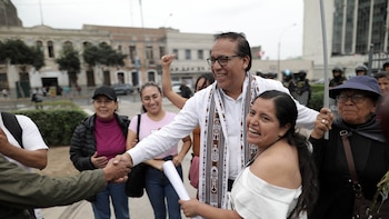Roberto Sánchez se sumó a protesta contra Keiko Fujimori: “Soy capaz de reunirme con cualquier diabla con tal de lograr justicia”