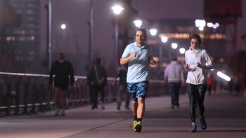 Correr acompañado te ayudara a