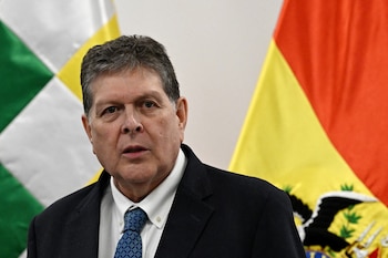 El ministro de Hidrocarburos, Marcelo Blanco (Aizar Raldes/AFP)