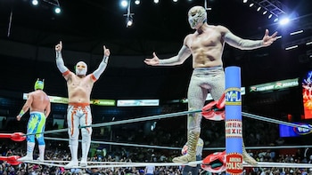 Místico y Máscara Dorada buscan la gloria internacional: Van por el Campeonato de Parejas de ROH en la Arena México
