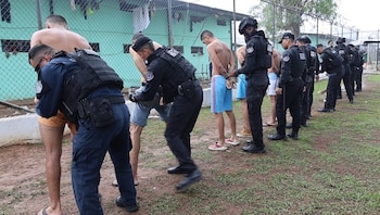 La intervención se realizó días después de la fuga de 195 privados de libertad del complejo penitenciario. Cortesía Ministerio de Seguridad