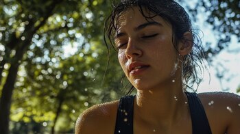 El sudor es un mecanismo