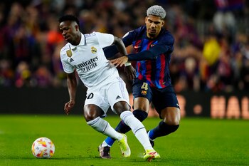 Ronald Araújo y Vinícius Júnior