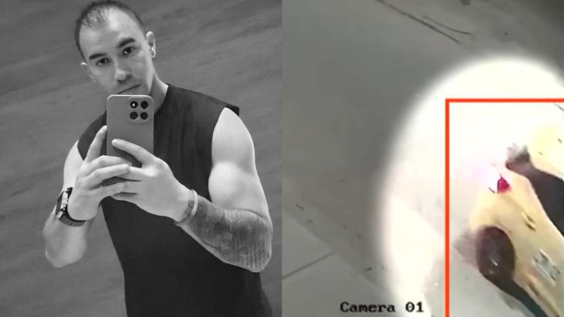 Kevin Santiago Ángel era profesor y líder comunitario en Kennedy, donde trabajaba para alejar a jóvenes del crimen y el tráfico de drogas - crédito Composición fotográfica: X, Noticias Caracol/YouTube