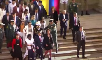 La vicepresidenta Francia Márquez acompañó