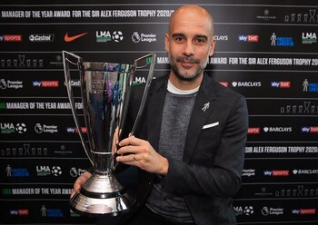 Guardiola ganó el premio de