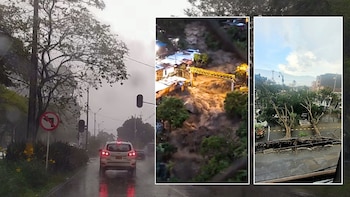 Fuertes lluvias desbordaron quebradas en Medellín y el Valle de Aburrá: se reportan más de 400 llamadas de emergencia por viviendas y vías afectadas