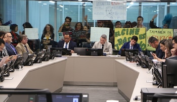 El ministro de Cultura y Juventud, Jorge Rodríguez Vives, presentó ante la Comisión de Asuntos Hacendarios el proyecto de presupuesto institucional para 2027. Cortesía: MCJ CR