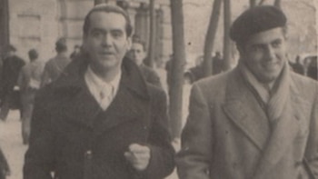 Federico García Lorca y Rafael Rodríguez Rapún