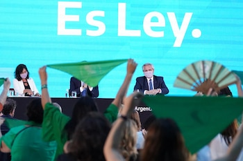 El presidente le agradeció a